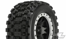 Traxxas X-Maxx 4.3 Pro-Loc Impulse Wheels/Badlands All-T Tires w/Gray Rings