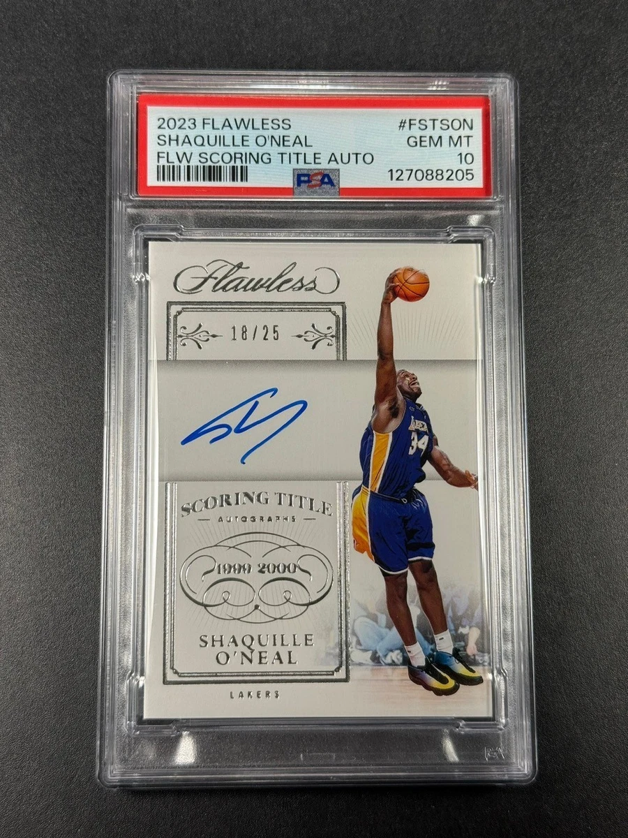 Panini Shaquille O'Neal Basketball Autographed Sports Trading