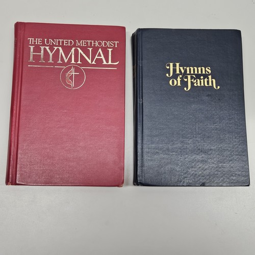 2 Hymn Music Song Books, Hymns of Faith - 1987, United Methodist Hymnal - 1989 - 第 1/24 張圖片