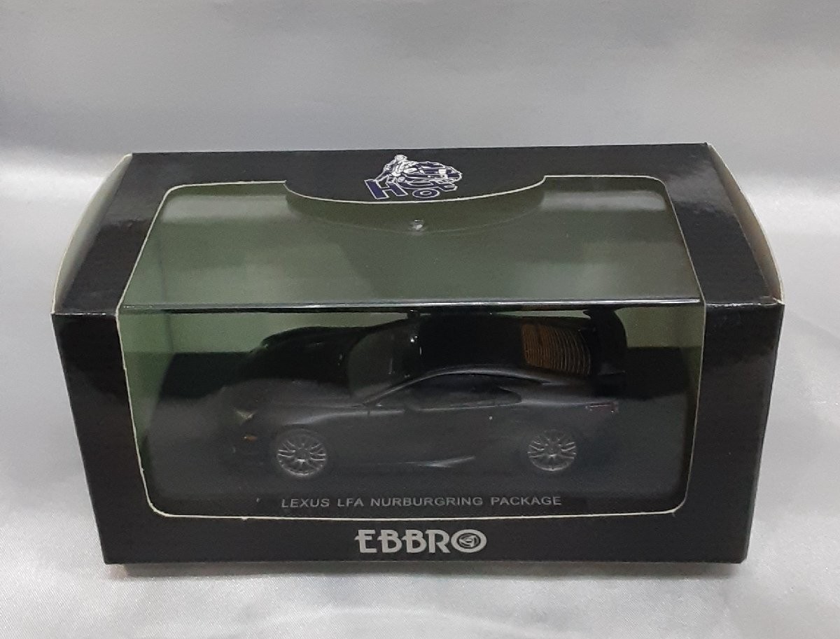 ミニカー EBBRO Lexus LFA Nurburg Ring Package Lexus LFA Nürburgring Package 1/43 Black EBBRO Minicar