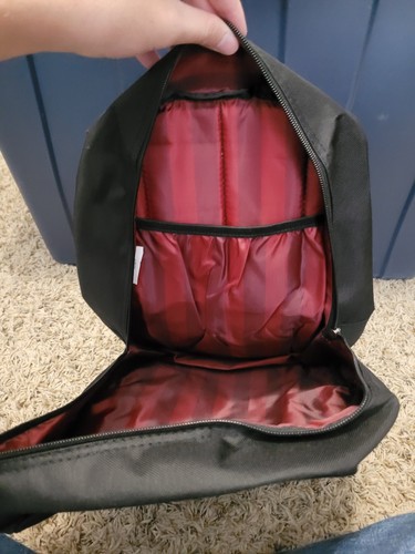 NUEVO CON ETIQUETAS Harry Potter Mochila Bolso para Libros Marrón Escuela Hogwarts Unisex Lona Cuero - Imagen 5 de 6