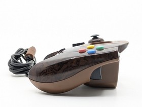 SEGA Dreamcast Wood Grain Controller HKT-7700 Limited Edition Dream Point Tested