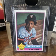 Topps 1976 Rod Carew AL All Star 2nd Base #400 Minnesota Twins Baseball