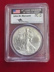 2015 $1 American Silver Eagle PCGS MS70 -12th Chief Engraver