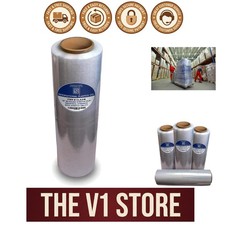 18" Heavy Duty Stretch Wrap  1500ft, 80 Gauge, Perfect for Moving and Storage