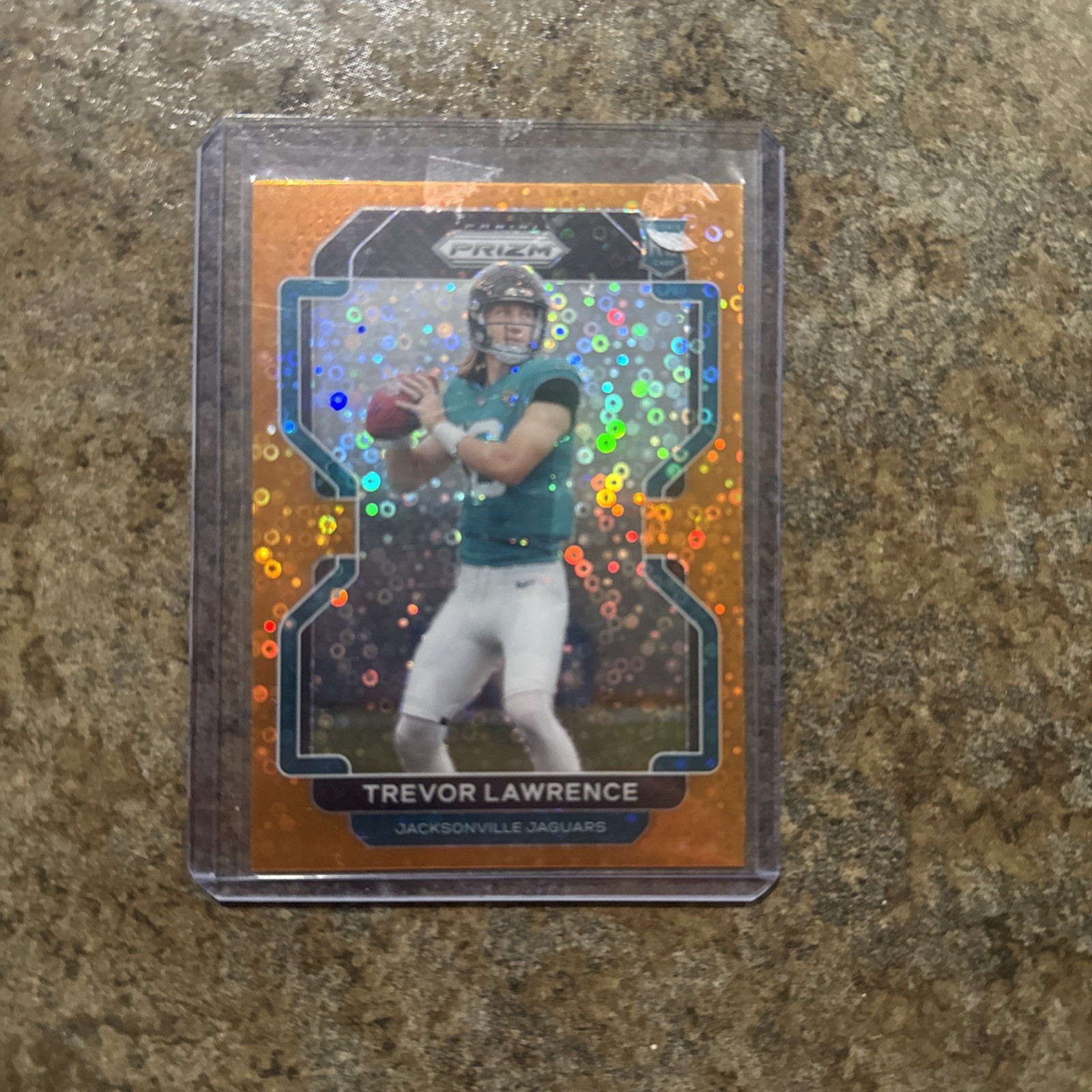 2021 Panini Prizm - Rookie Trevor Lawrence #331 Orange Disco Prizm (RC)