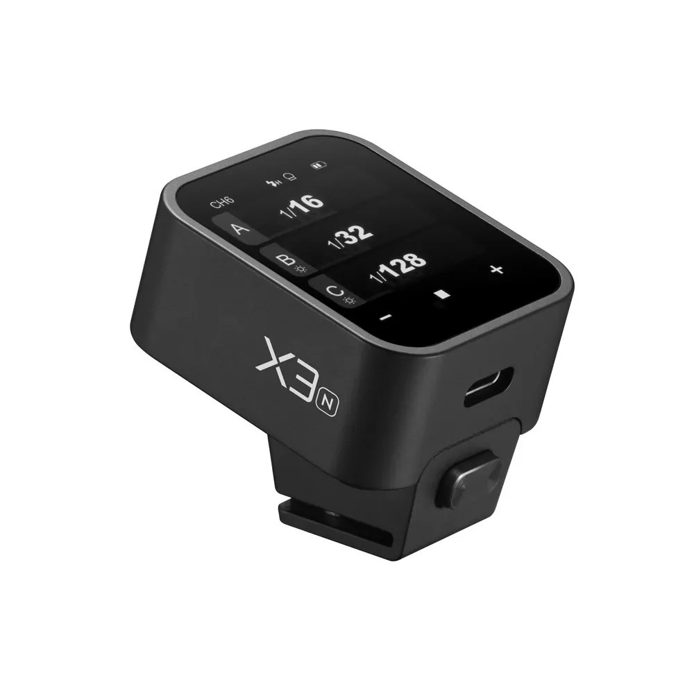Godox X3-N trasmettitore trigger Nano per per Nikon Touchscreen OLED e Batteria - Immagine 2