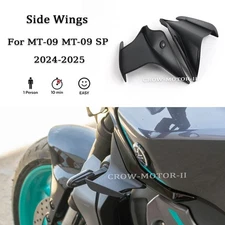 Side Downforce Wing Deflector Front Spoiler For Yamaha MT-09 MT09 SP 2024-2025