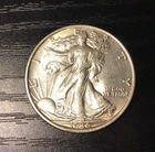 1936 Walking Liberty Silver Half Dollar, BU. Luster, Slight Toning! H182