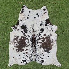 100 Real Natural Area Cow Hair On Cowhide Skin Floor Rug Carpet 61"x59" CC1454