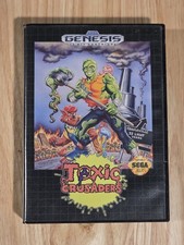 Toxic Crusaders (Sega Genesis) -Troma- CIB With Manual (great condition)