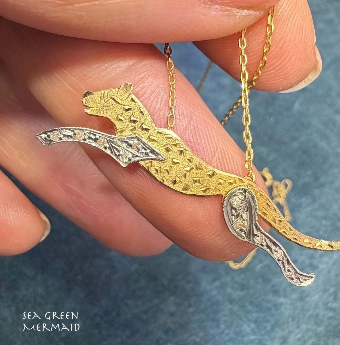 Panther Pendant In Fine Diamond Necklaces & Pendants for sale | eBay