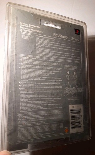Sony PS ONE White Dual Shock Controller New In Original Packaging Package Worn - Picture 5 of 24