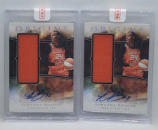 2024 WNBA Origins DeWanna Bonner Patch Auto 2 Card Lot Connecticut Sun