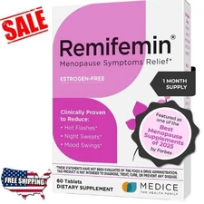 Remifemin Menopause Relief Estrogen-Free 60 Tablet Clinically Proven Ingredients