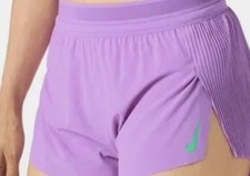 Nike Women s XS AeroSwift Dri-FIT ADV Mid-Rise 3" Brief-Lined Pink FN2328 532