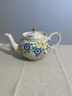 Vintage Non Drip Teapot By Bridgwood - Floral Design