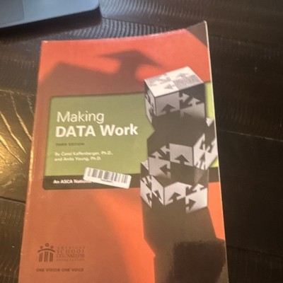 Making DATA Work by Kaffenberger & Young Paperback School Counseling