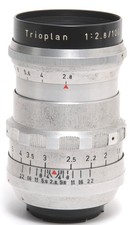  Meyer Goerlitz Trioplan 2.8/100mm V lens for Exakta
