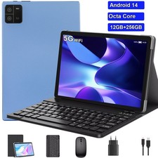 2025 New Gaming Tablets 12GB RAM 256GB ROM Pad Octa-Core 8000mAh Tablets 3.5mm