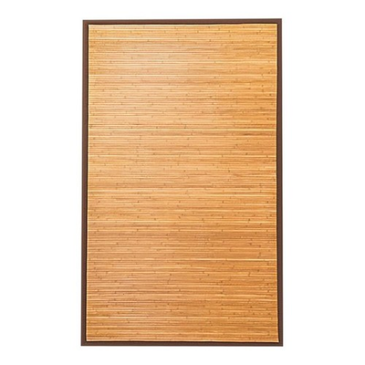 #ad Pemberly Row 5#x27; x 8#x27; Contemporary Natural Bamboo Area Rug in Natural $79.46