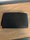 Tory Burch Black Zip-Around Wallet w/ Logo Zipper & Credit Card Slots — photo 3