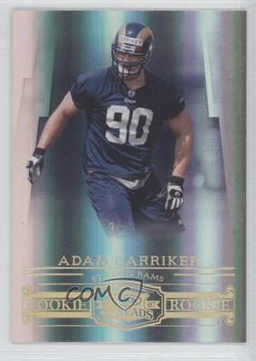 2007 Donruss Threads Century Proof Gold 41/50 Adam Carriker #221 Rookie RC 0f8