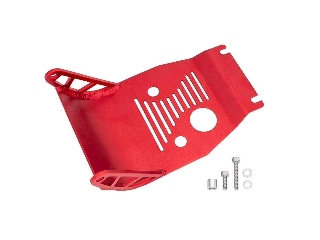KAWASAKI KLX110 KLX110L TB Skid Plate Aluminum Red Glide Plate New! Guard Cover
