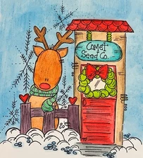 4x6 Print/Postcard Doodle Art With envelope