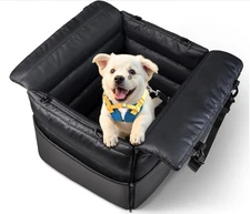 Dog Cat Pet Car Seat with Travel Booster/Safety Leash for Dogs up to 25 pounds