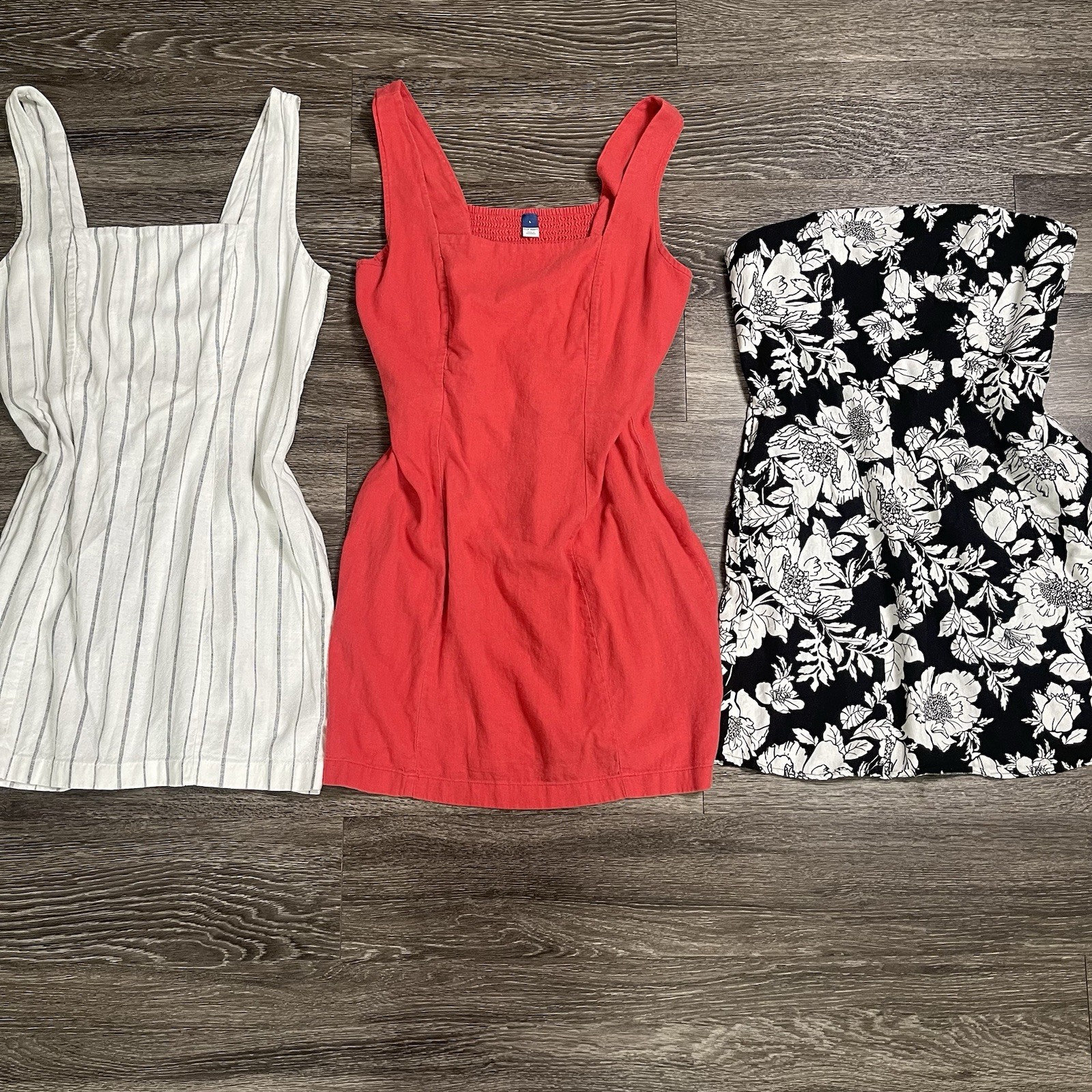 Lot Of 3 Old Navy Sundress Sleeveless Women’s Size L Spaghetti Straps Large