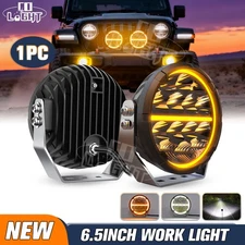 Colight 7"inch Round LED Work Light Driving Fog Lamp Spotlight DRL Offroad Truck