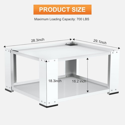 #ad SKM 45.7cm Heavy Duty Laundry Pedestal for 68 71cm Washer Dryer Universal Steel $80.40