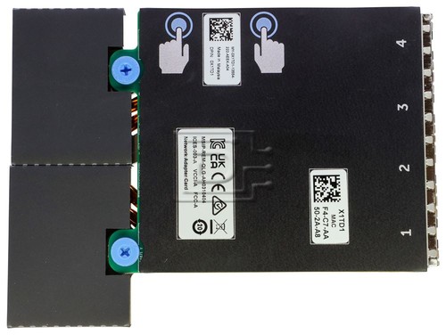Dell X1TD1 / QLogic QL41164 Quad Port 10GbE RJ-45 Ethernet Network Daughter Card - Picture 4 of 4