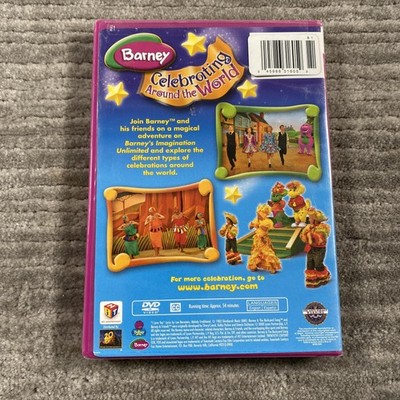 Barney Celebrating Around The World DVD 2008 Promo Kids Movie NR