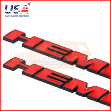 2pcs For Charger Hemi Emblem Fender Side Letter Badge Black Red 3d Sticker Decal 2pcs For Charger Hemi Emblem Fender Side Letter Badge Black Red 3d Sticker Decal