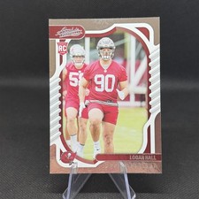 2022 Panini Absolute - rookie #185 Logan Hall - (RC) Tampa Bay Buccaneers