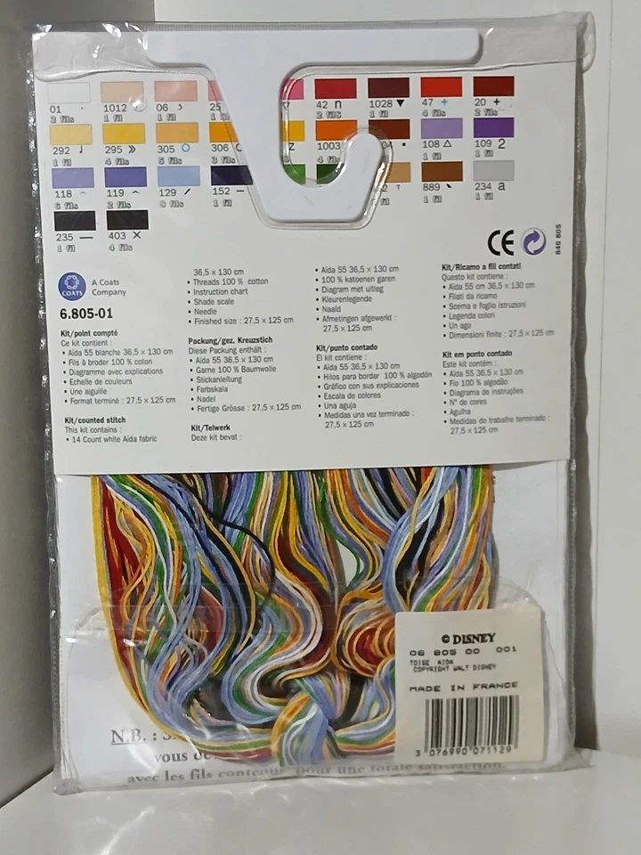 2003 Royal Paris Winnie The Pooh Needle Point Height Chart - Image 2 of 3
