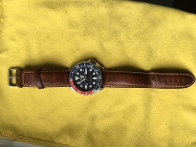 - SEIKO PEPSI SKX009 Diver 200 m Automatic 7S26-0020 Day Date Blue Dial  JAPAN -