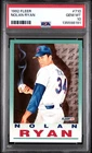 PSA 10 GEM MINT 1992 FLEER NOLAN RYAN #710 RANGERS 98191 B301