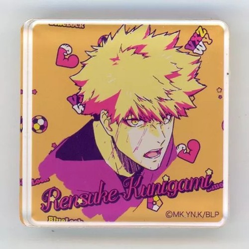 Acrylic Stand Panels Rensuke Kunigami Bluelock Trading Mini Block