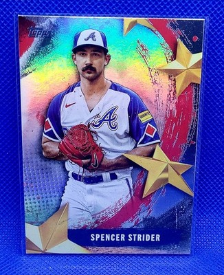 2025 Topps Series 2 Spencer Strider STARS OF MLB Atlanta Braves #SMLB-33