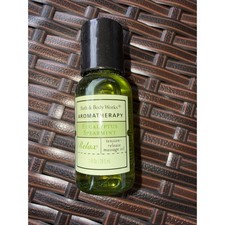 Bath  Body Works Aromatherapy Eucalyptus Spearmint Relax Massage Oil 1oz Travel