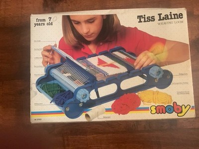 VTG 1980s Smoby Girls Weavung Loom Kit Wool (Tiss Laine ) Made In France ''AS IS''