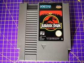 Jurassic Park NES Nintendo Entertainment System Cartridge + Dust Sleeve