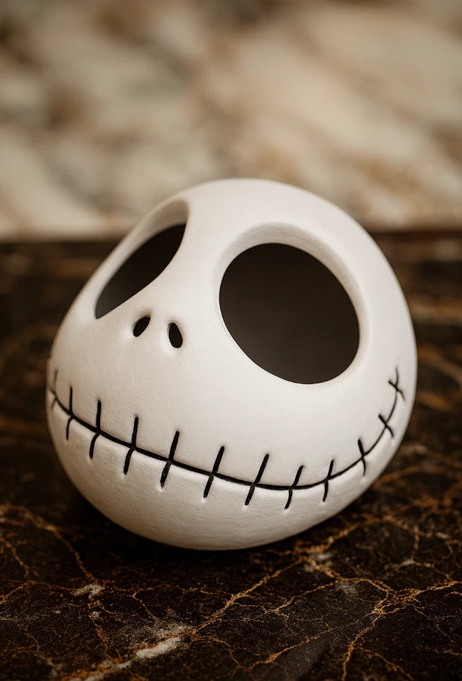 Réplica de máscara portátil Jack Skellington tamaño natural - Pesadilla antes de Navidad Foto 3 de 3
