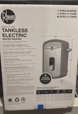 RHEEM RTEX-13 Tankless Instant Electric Water Heater 13kw 240V