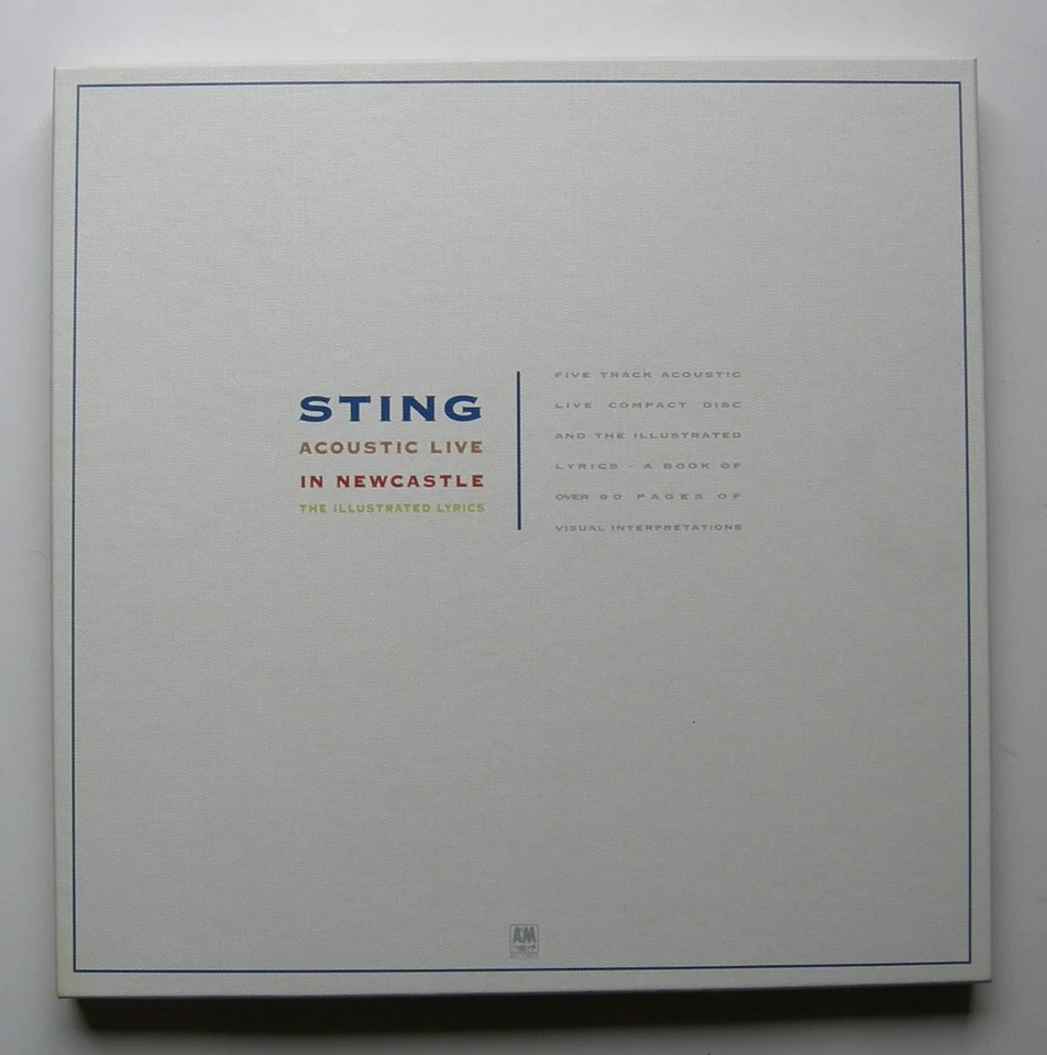 STING - Acoustic Live In Newcastle - The illustrated Lyrics -   Box Set CD+ Book - Bild 2 von 4