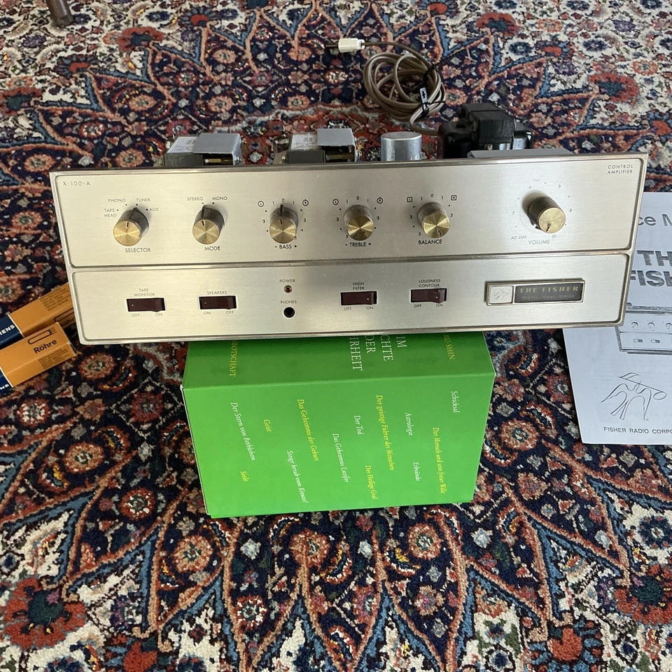 USA - Stereo - Röhrenverstärker - Legende THE FISHER X-100A von 1962 - Bild 4 von 4