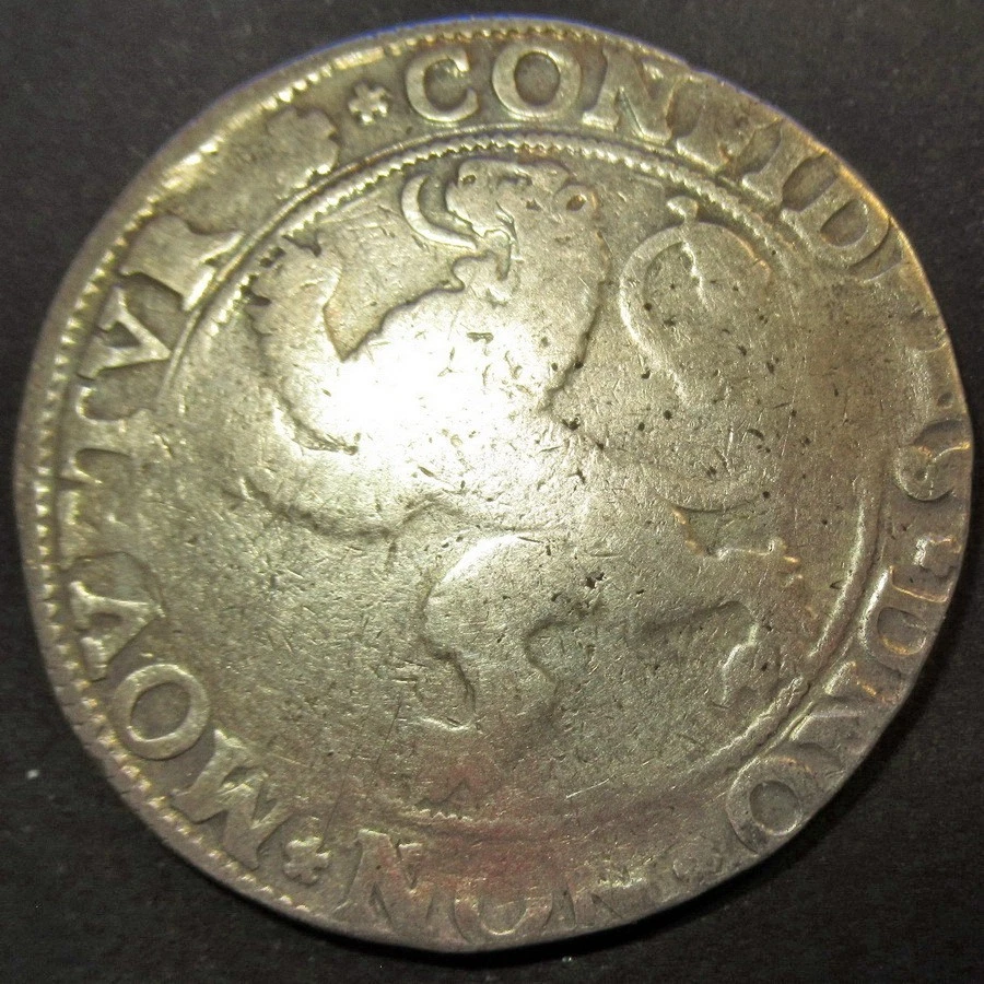 First Silver Dollar 1576 Dutch Colonial Holland mint 450 years old